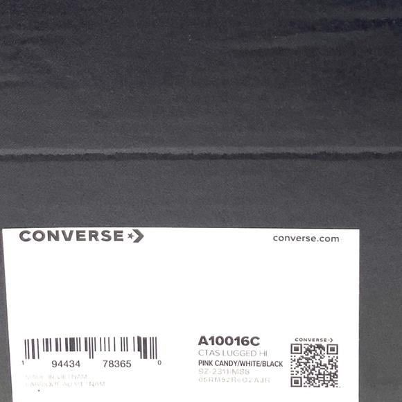 Converse Chuck Taylor Lugged Shoes Skate Women Casual Pink Candy Canvas A10016C - Picture 9 of 10
